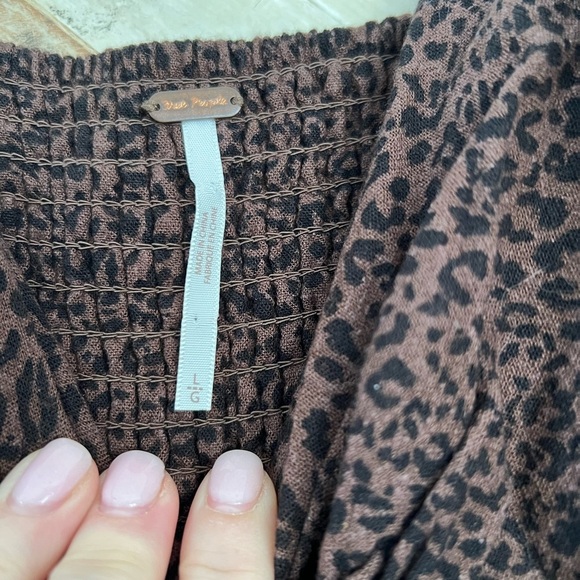 Free People Last Chance Maxi Brown Top Dress - Picture 5 of 8